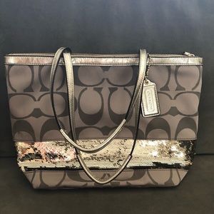 Coach sequin bag